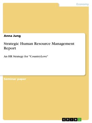 cover image of Strategic Human Resource Management Report